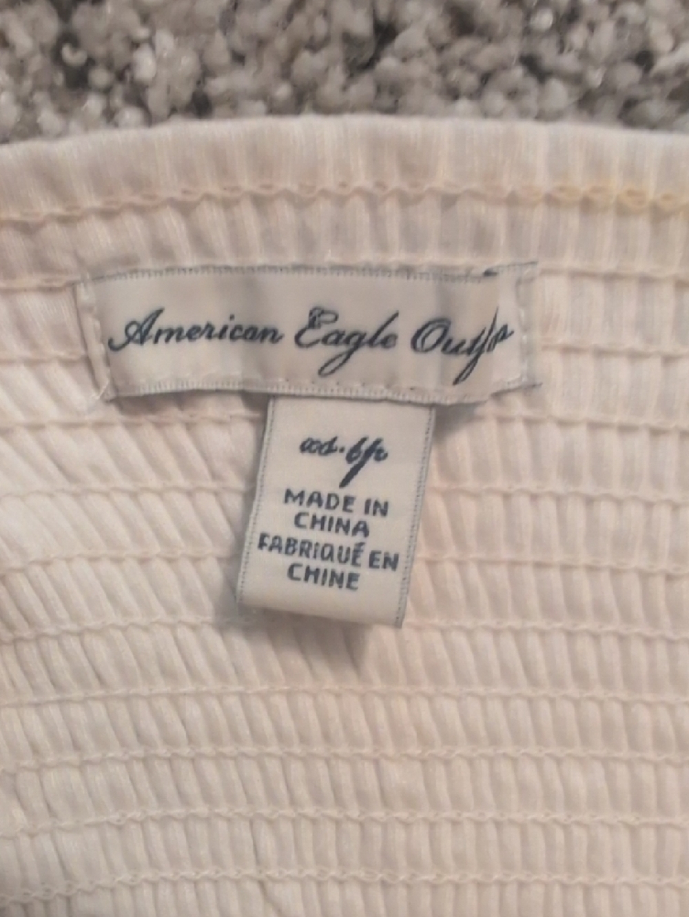 American Eagle Outfitters White Halter Top - Picture 2 of 3